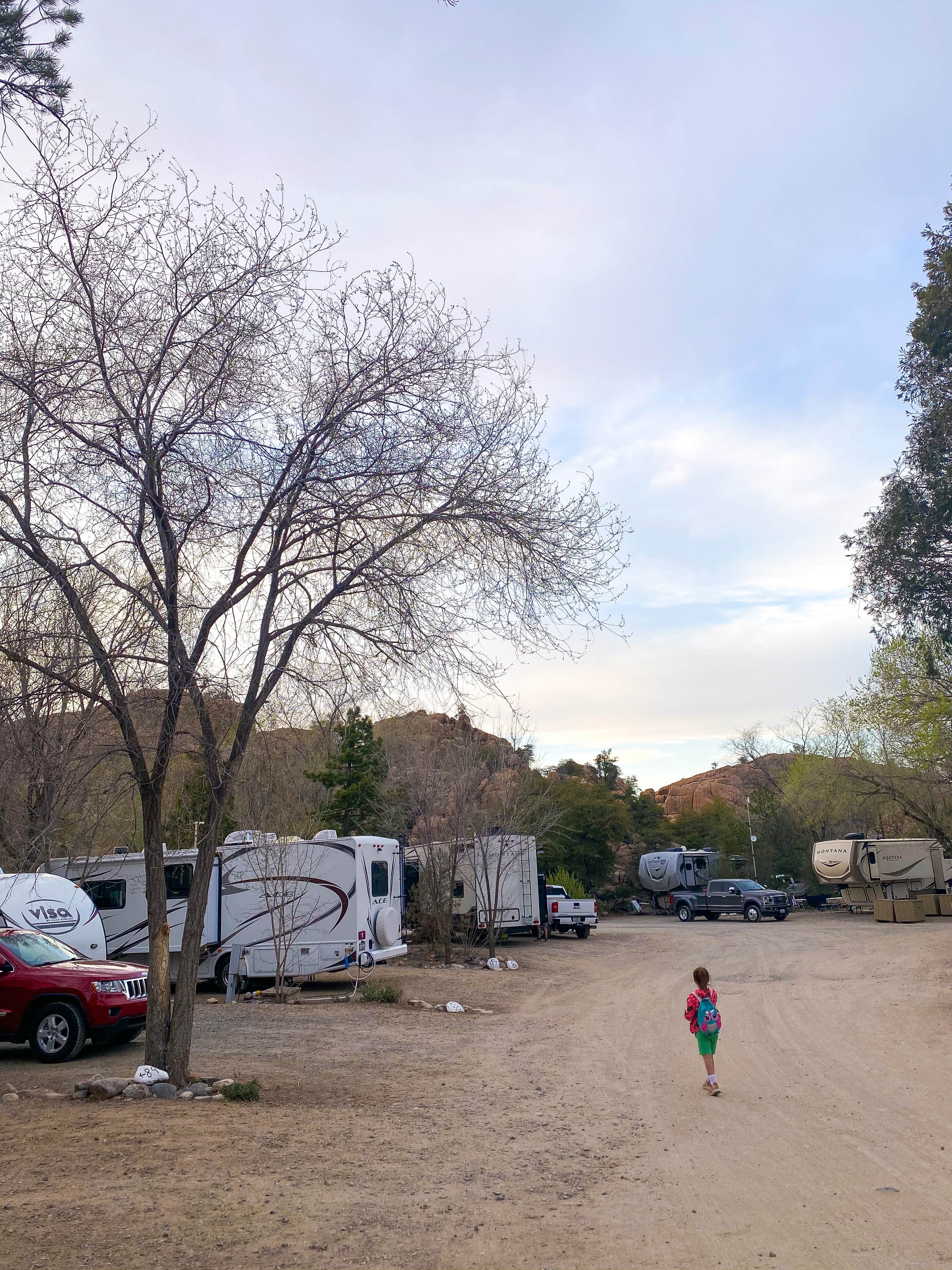 Sarah S.'s photo of rv camping at Point of Rocks RV Campground near Mayer, AZ