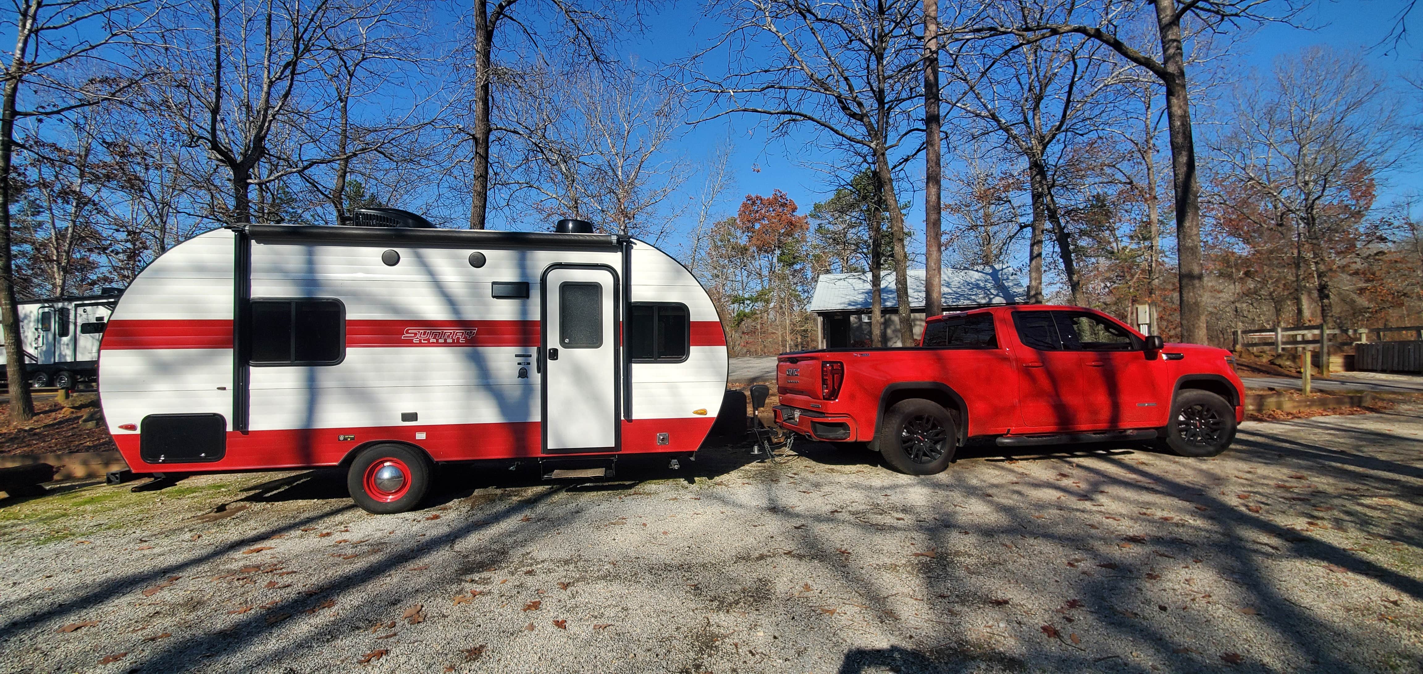 Kim M.'s photo of rv camping at Victoria Bryant State Park Campground near Royston, GA