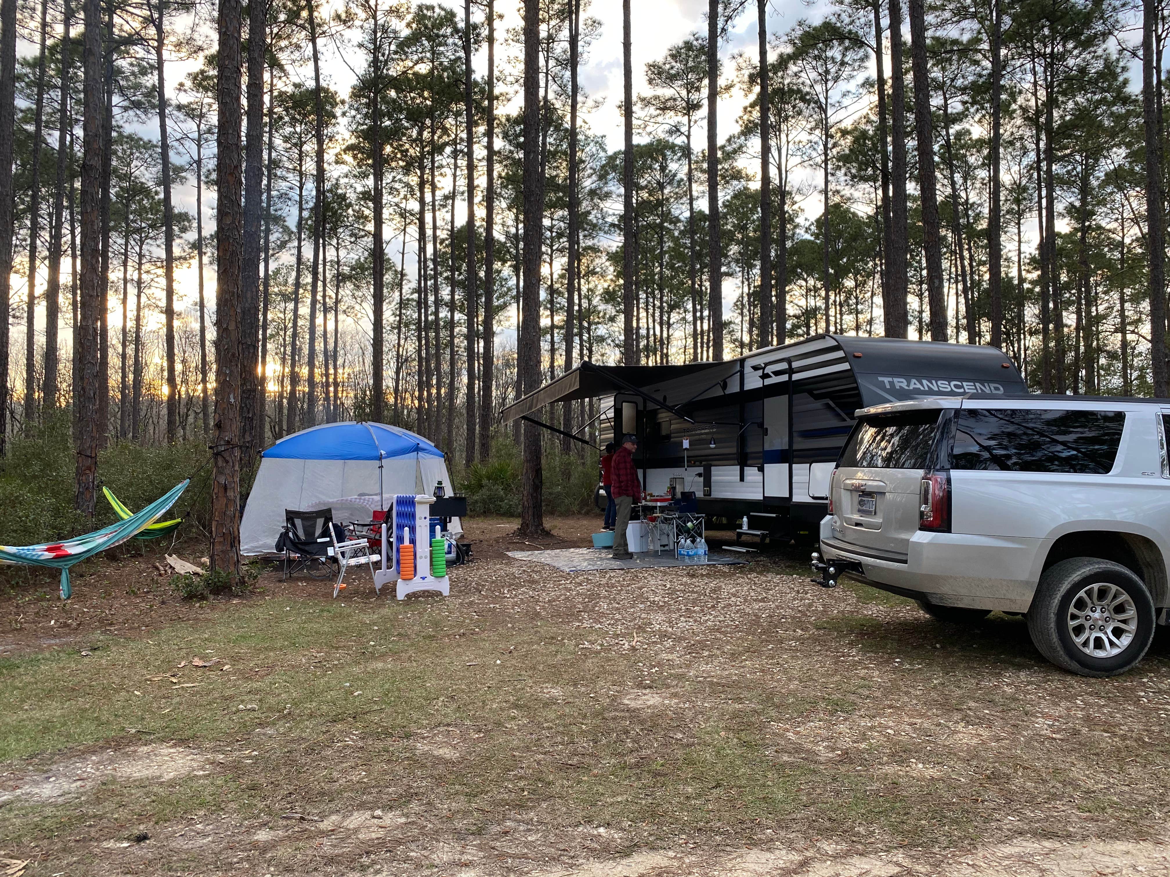 Carrie with BottleCapsAndBacon F.'s photo at Loop Road Campsite — Tate's Hell State Forest Womack Creek Primitive Campsites near Eastpoint, FL