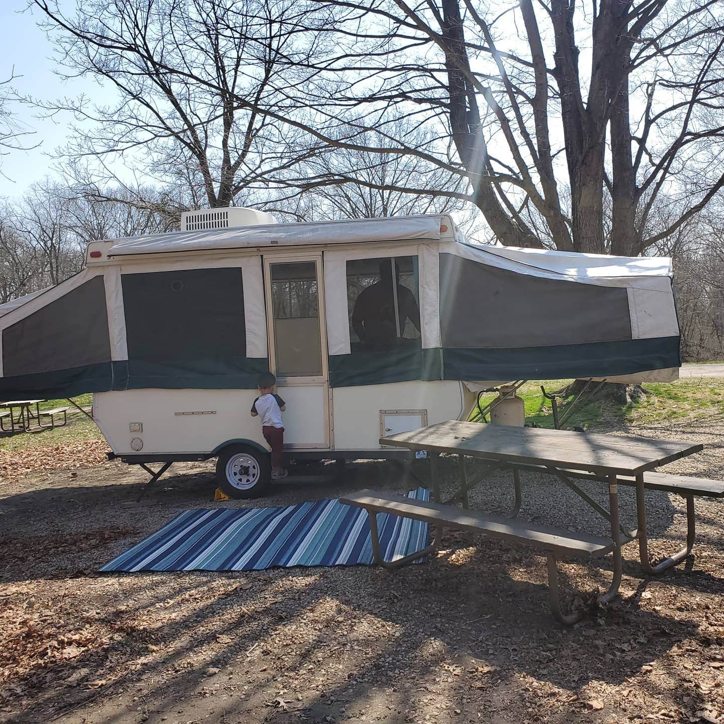 Felicia's photo of rv camping at Rock Cut State Park - Staghorn Campground near Rockton, IL
