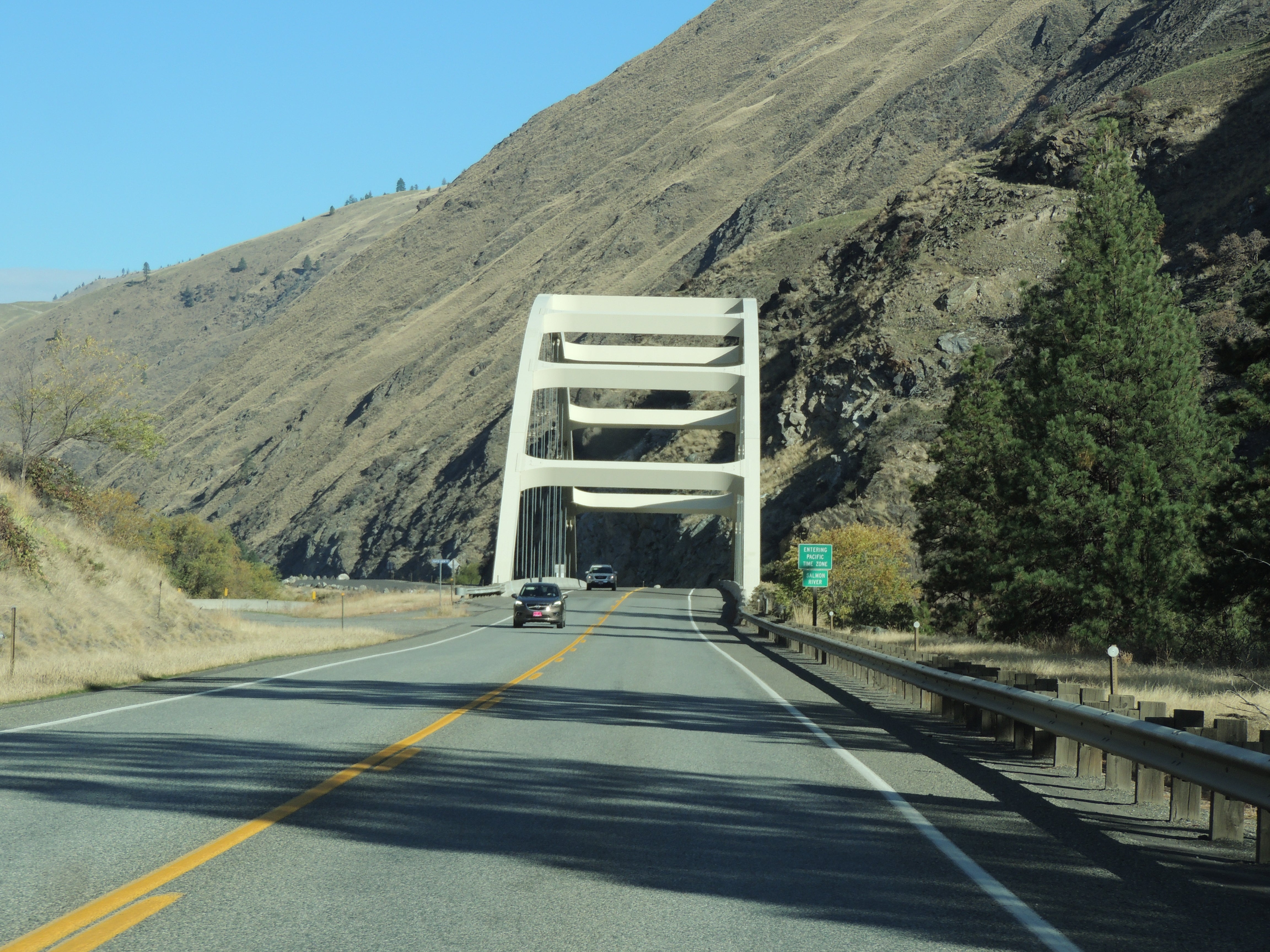 On the road past Riggins, ID down river. 