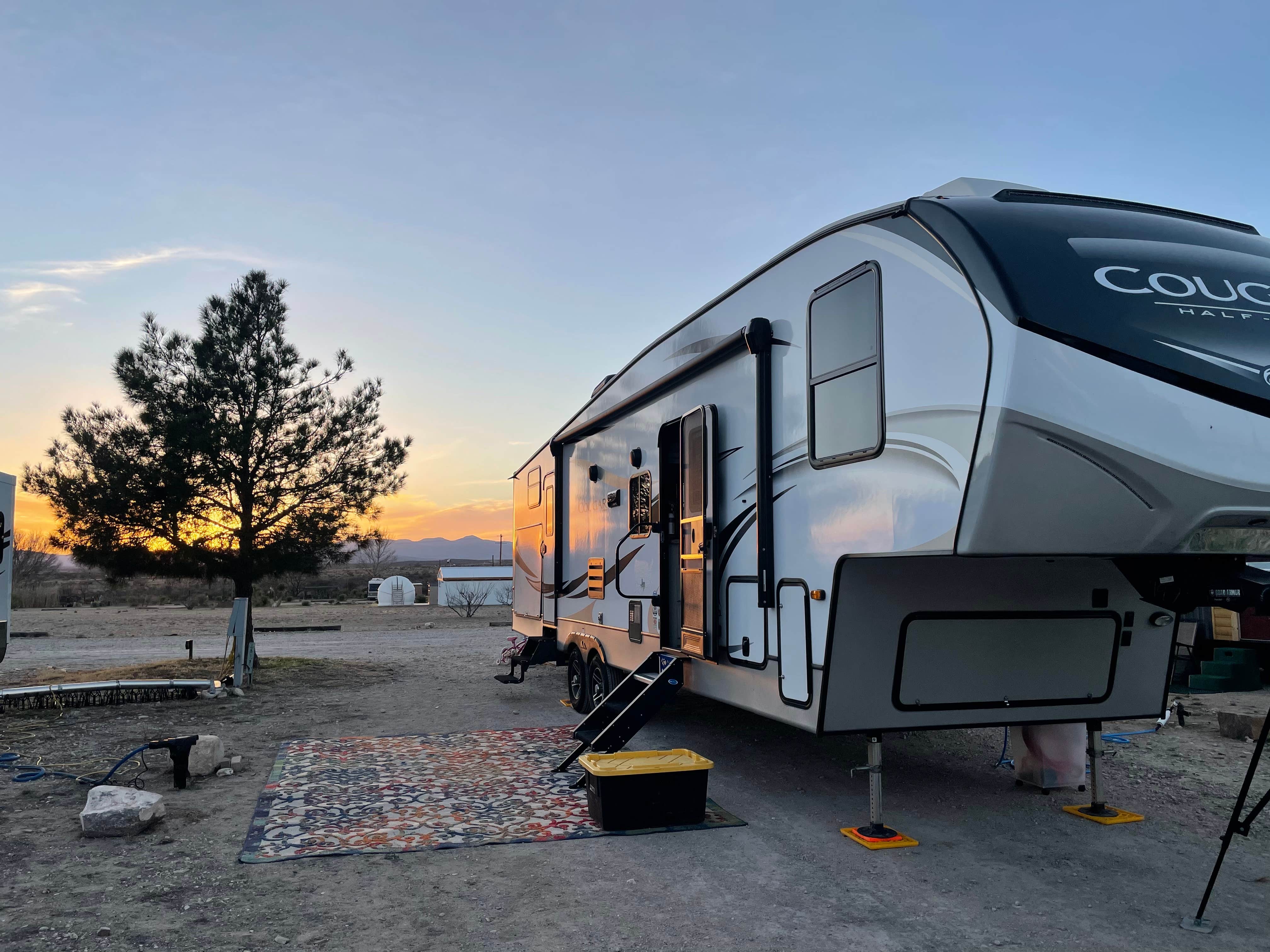 Mia D.'s photo of rv camping at Marathon Motel & RV Park near Alpine, TX