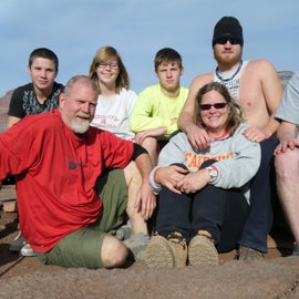 Family Pic on the Hike in!!!!