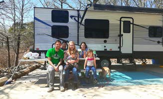 Norman S.'s photo of camping with pets at COE Greers Ferry Lake Old Highway 25 Campground near Searcy, AR