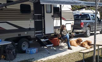 Lynn's photo of rv camping at Scheffel's Hideaway Campground near New Franken, WI
