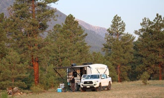 Camping near Saint Elmo Roadside Camp: Browns Creek (South) Dispersed Camping, Nathrop, Colorado