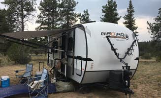Lise F.'s photo of tent camping at Browns Creek (South) Dispersed Camping near Monarch, CO