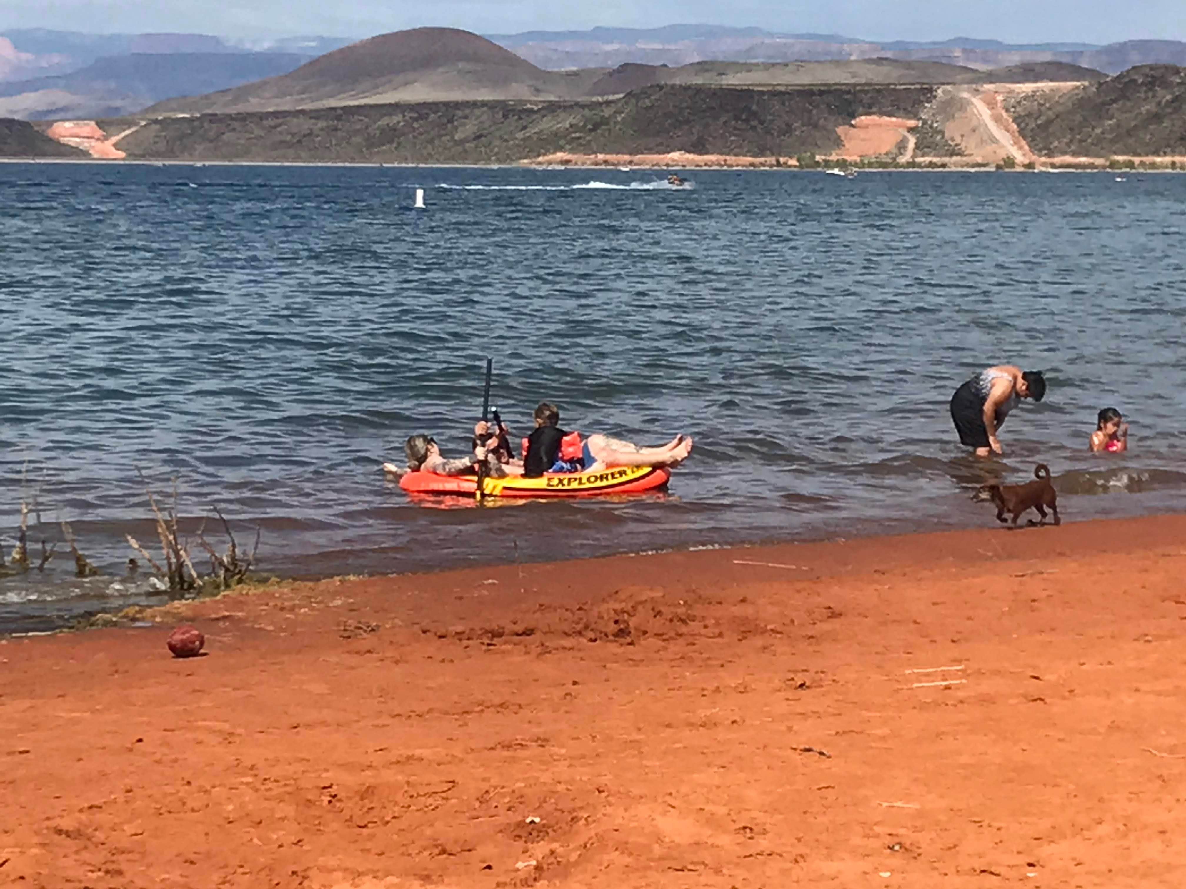 Brittney  C.'s photo of camping with pets at Westside Campground — Sand Hollow State Park near Leeds, UT