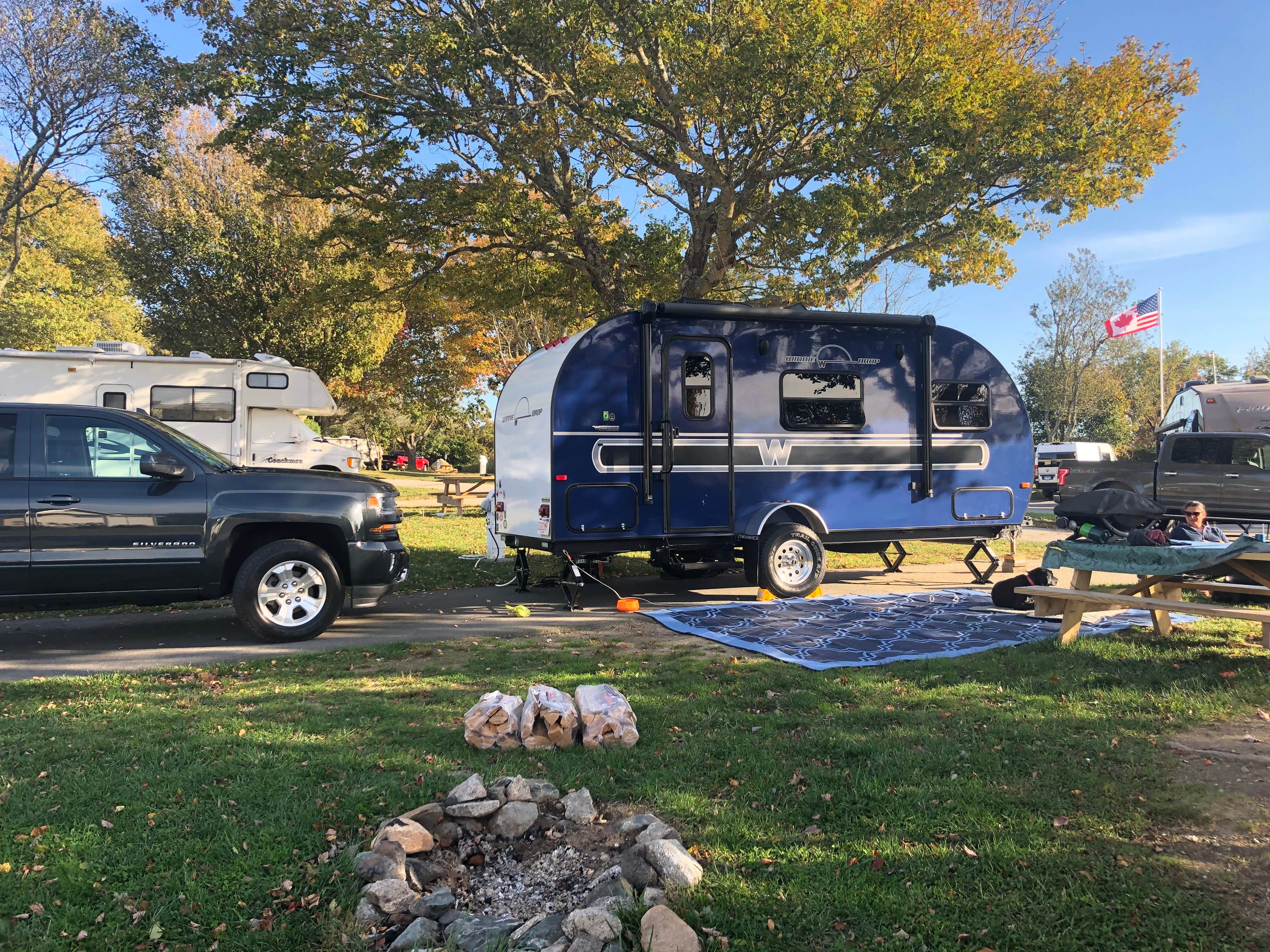 Rebecca D.'s photo at Fishermens Memorial State Park Campground near West Kingston, RI