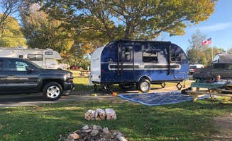 Rebecca D.'s photo at Fishermens Memorial State Park Campground near Narragansett Pier, RI