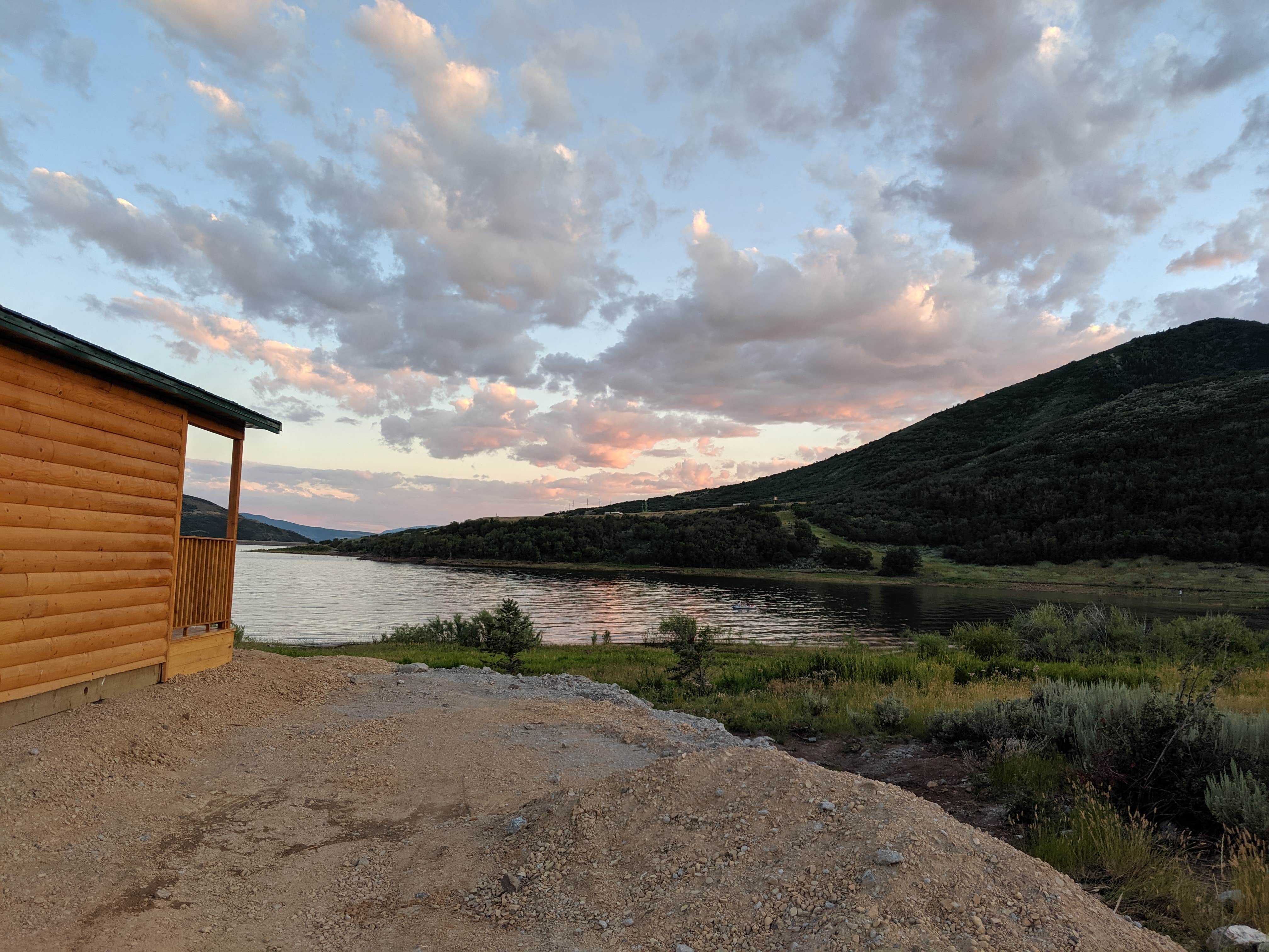 Heather K.'s photo of a cabin at Hailstone - Upper Fisher Campground — Jordanelle State Park near Heber, UT