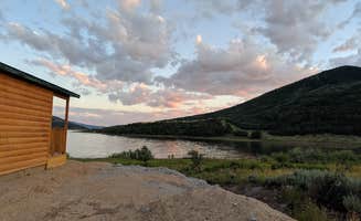 Heather K.'s photo of a cabin at Hailstone - Upper Fisher Campground — Jordanelle State Park near Hanna, UT
