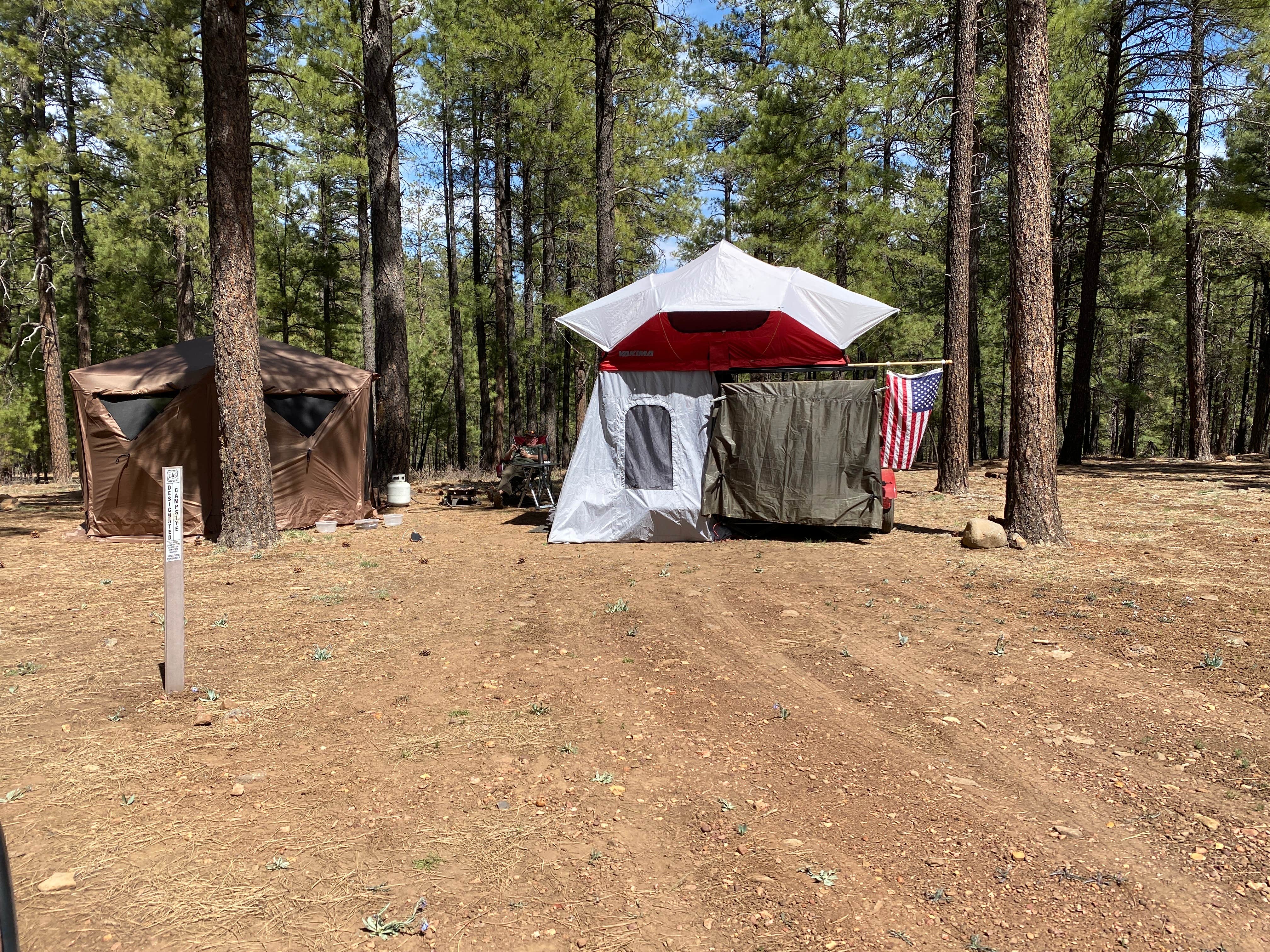 Linda S.'s photo of a dispersed camping area at Pumphouse Wash (FR 237) Dispersed Camping Area near Happy Jack, AZ