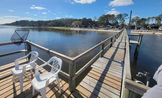 Camping near Magnolias by the Bay private RV site + Dock: Ho-Hum RV Park, Carrabelle, Florida