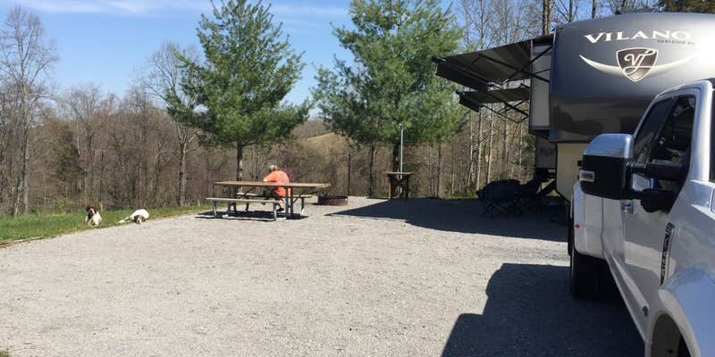 Camper submitted image from Natural Tunnel State Park Campground