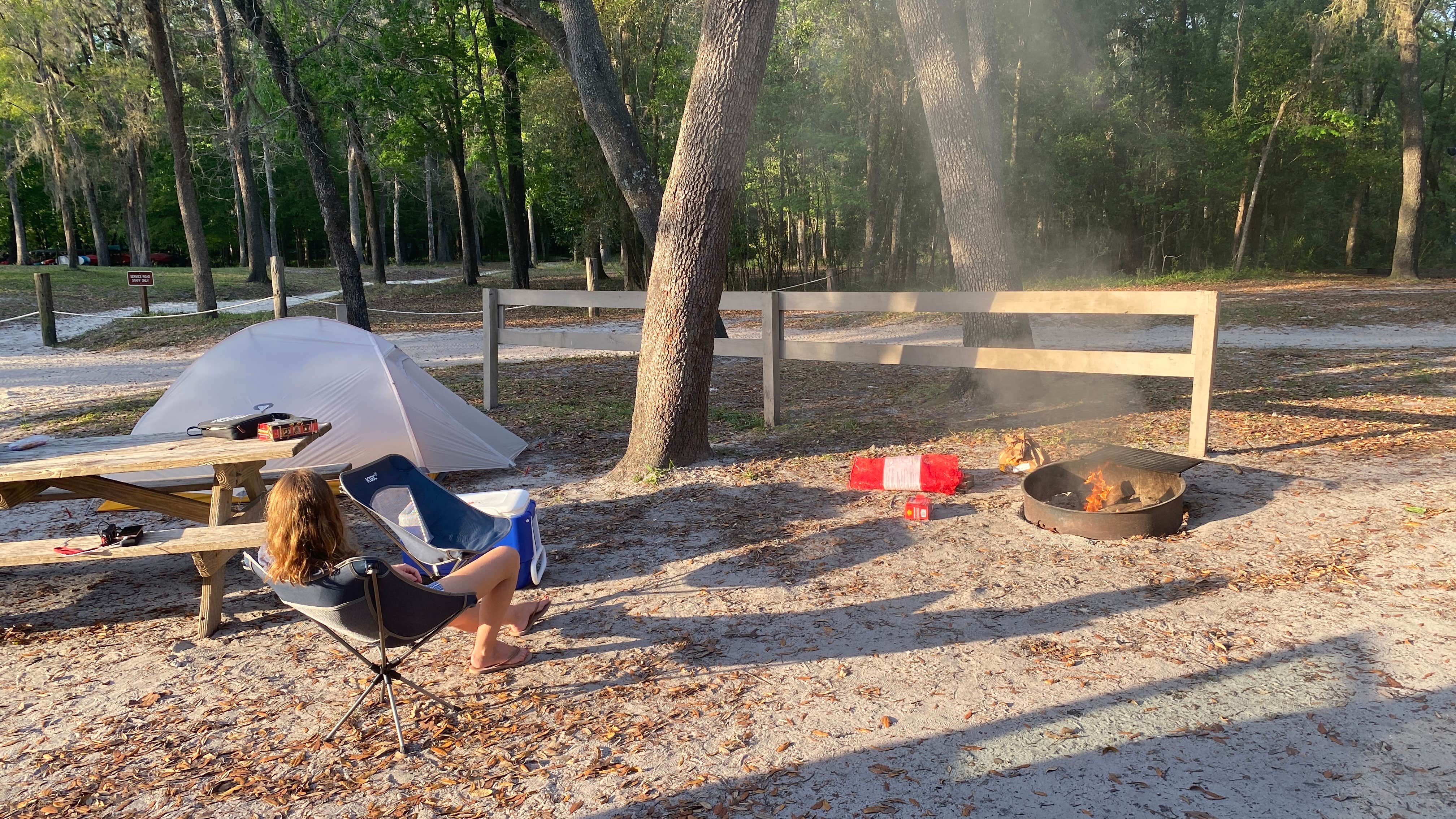 Christian D.'s photo at Gilchrist Blue Springs State Park Campground near High Springs, FL