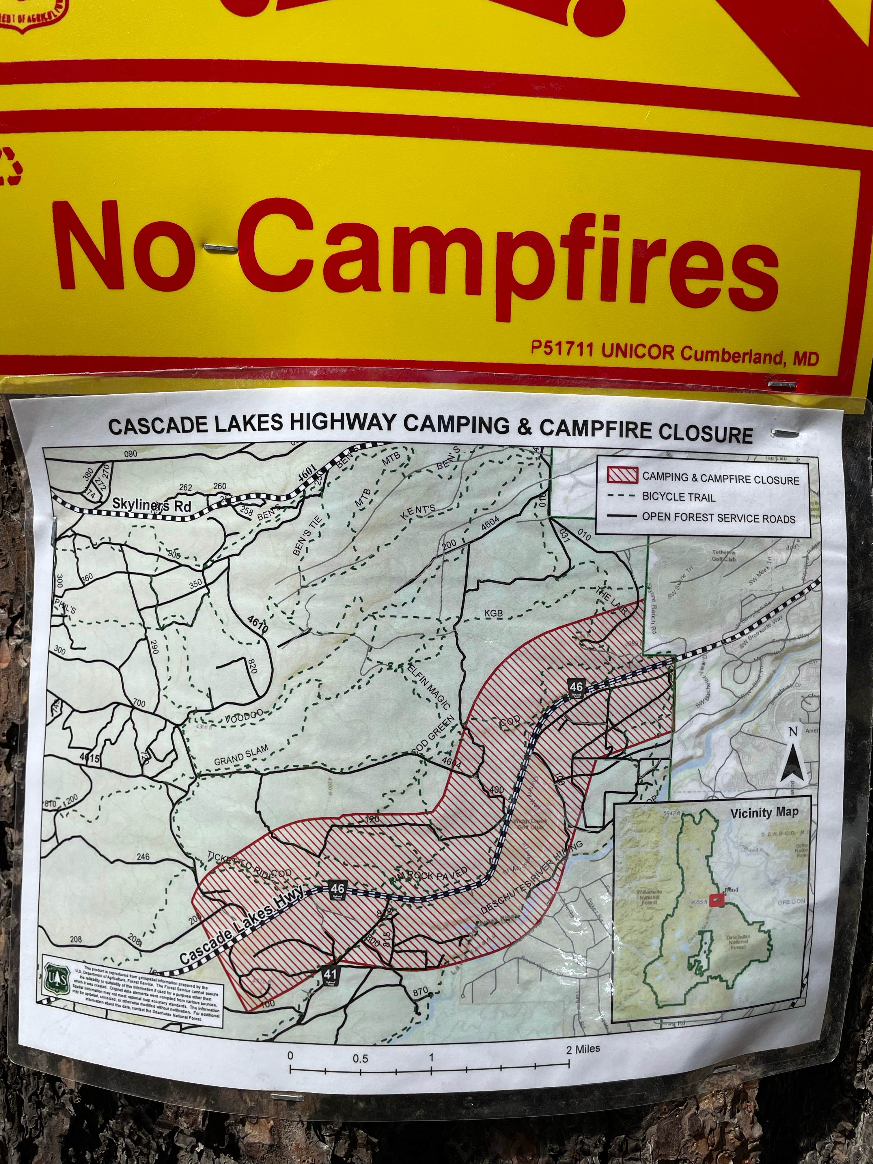 Camper submitted image from Deschutes Forest NFD 4600-120 Dispersed Camping - 1