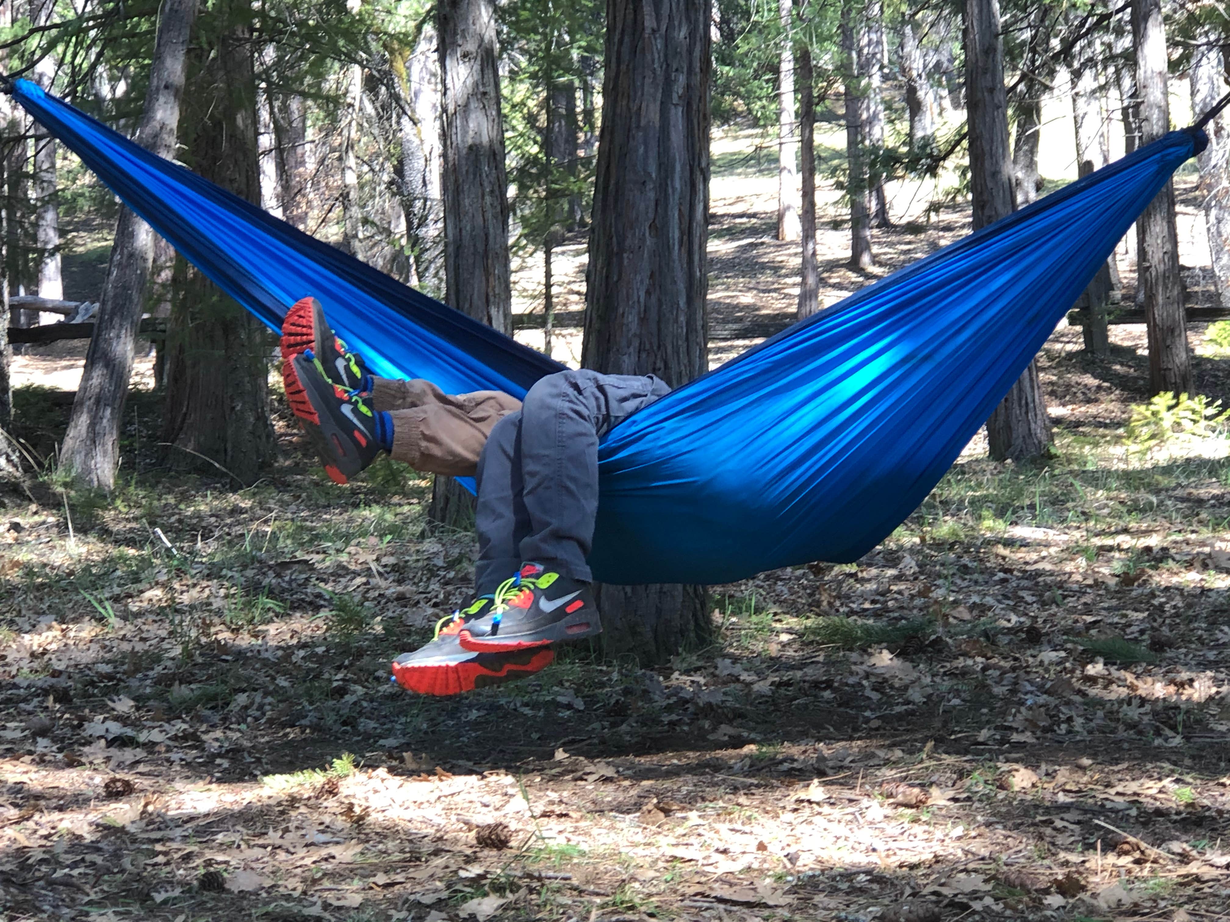 Syd D.'s photo of tent camping at Jenkinson Campground—Sly Park Recreation Area near Rancho Cordova, CA