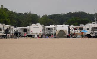 Becky P.'s photo of rv camping at Grand Haven State Park Campground near North Muskegon, MI