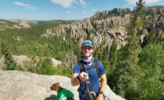 Price T.'s photo of camping with pets at Sylvan Lake Campground — Custer State Park near Black Hills National Forest