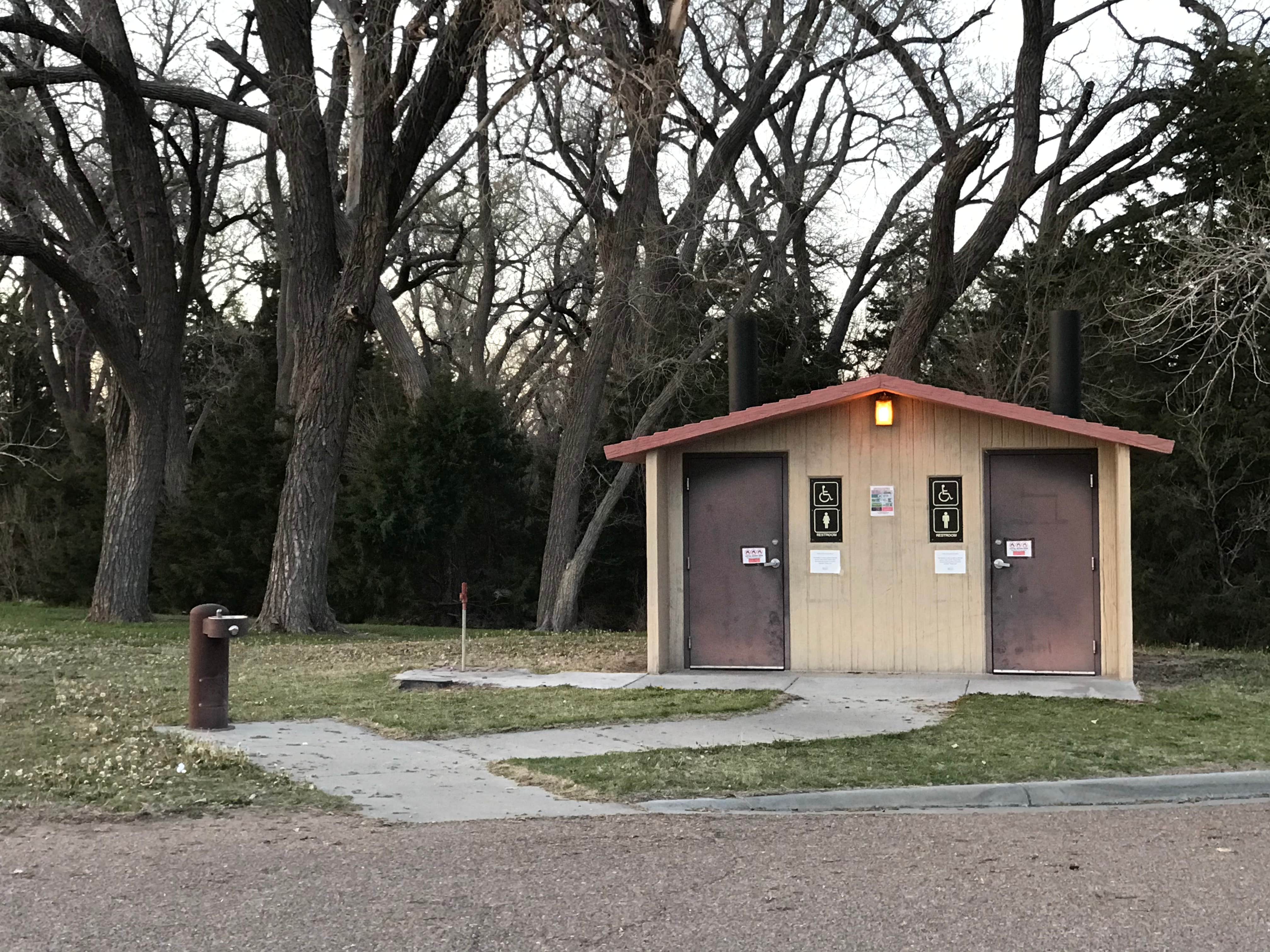 Michele D.'s photo of glamping accommodations at Meade State Park Campground near Meade, KS