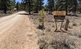 Camping near Bryce Canyon Pines Campground: Coyote Hollow Equestrian Campground, Fern Ridge Lake, Utah