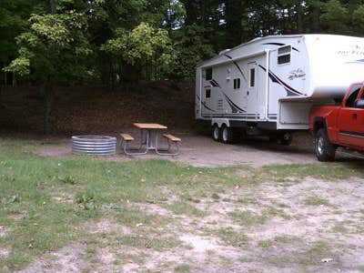 Becky P.'s photo of rv camping at Pines Campground — Ludington State Park near Manistee, MI