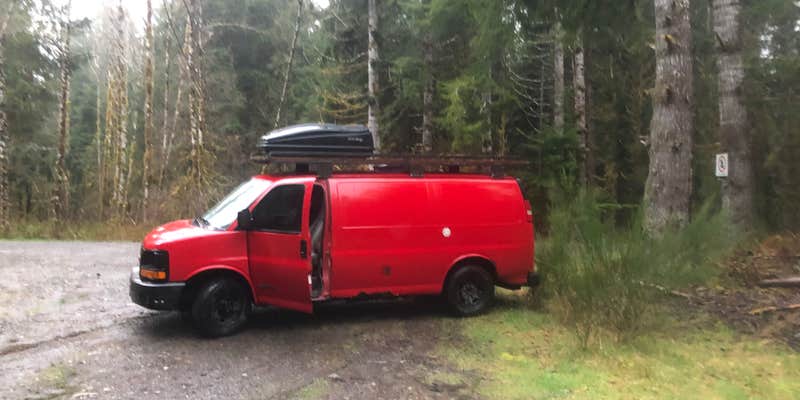 Camper submitted image from Upper Hoh Road Campsite