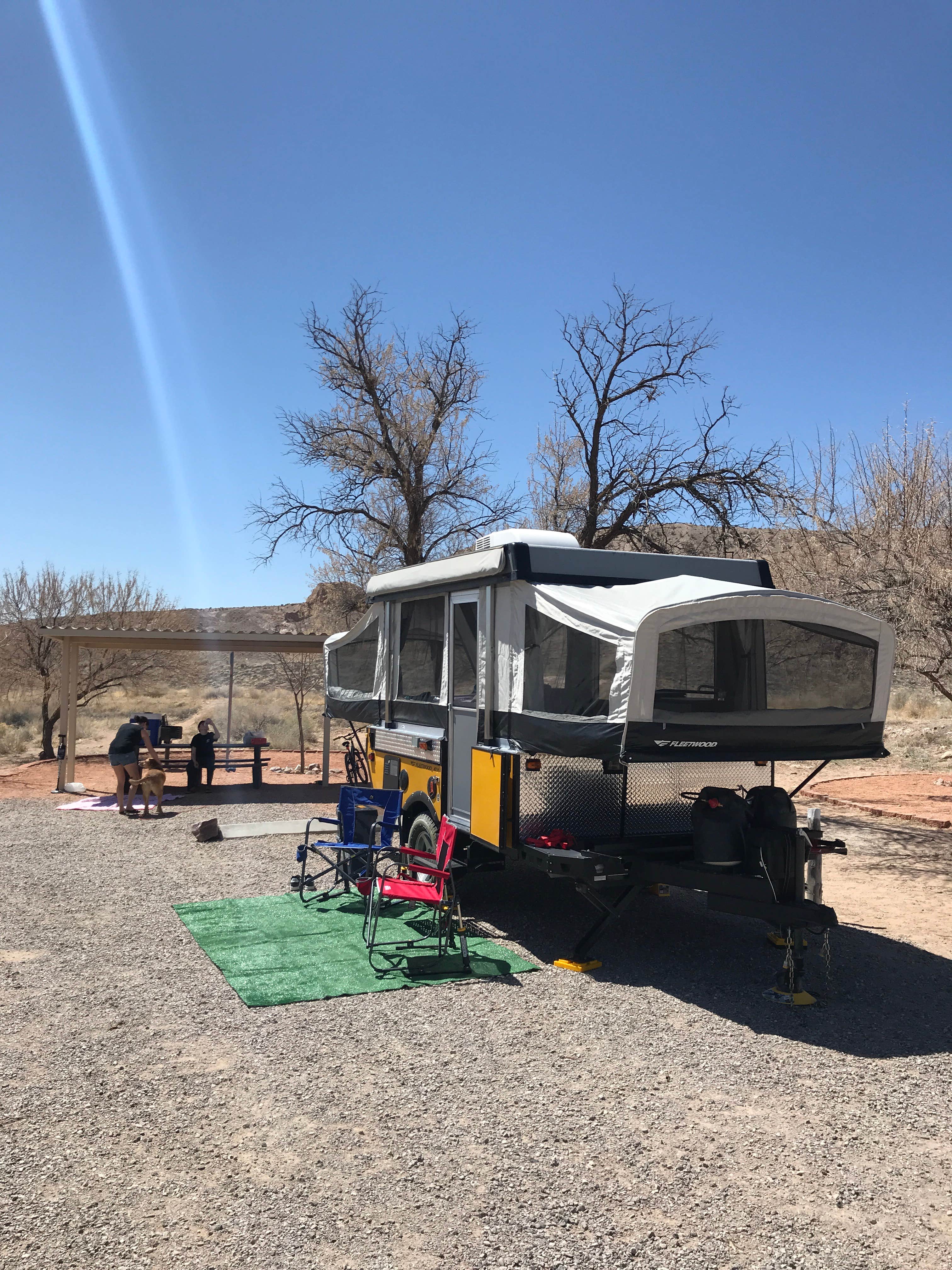 John B.'s photo of rv camping at Cathedral Gorge State Park Campground near Pioche, NV