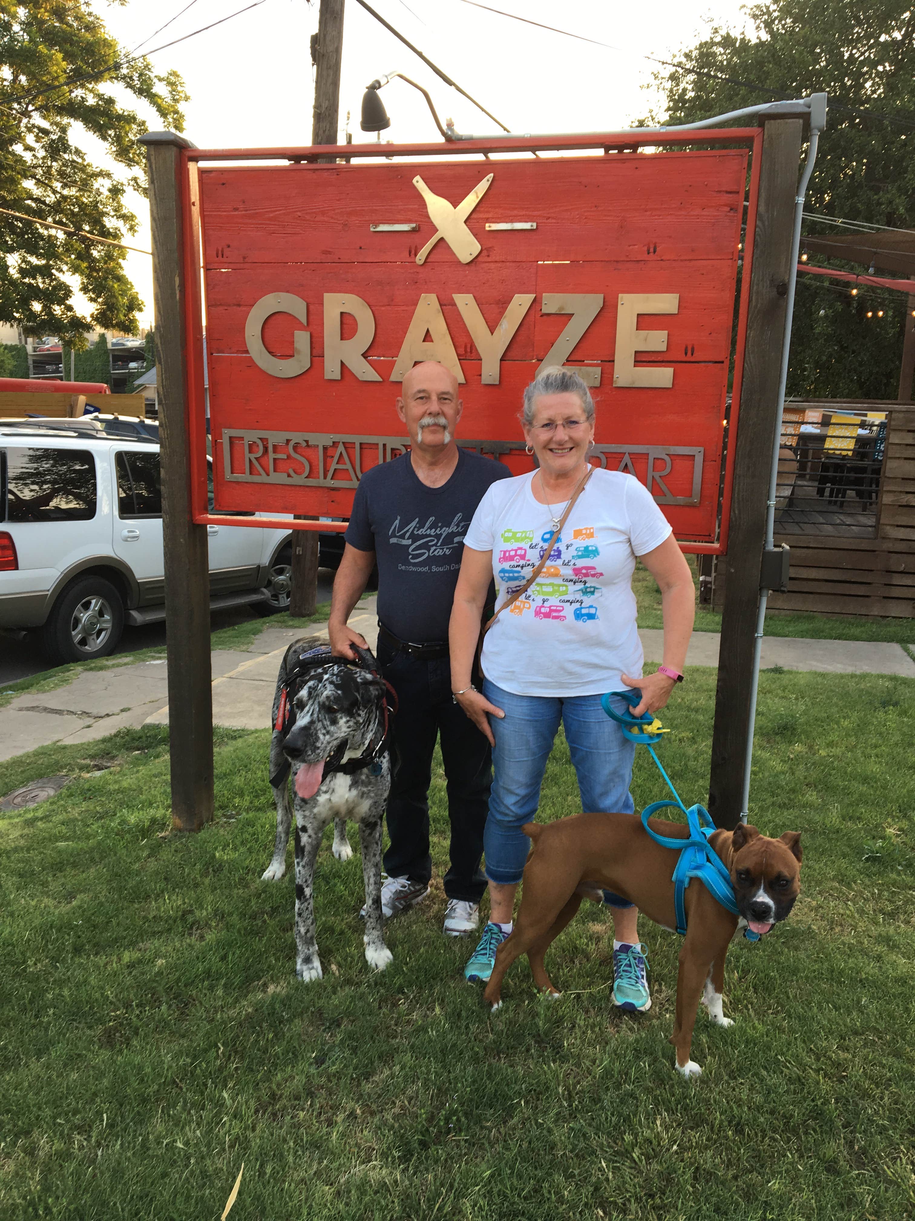 Janet A.'s photo of camping with pets at Fort Sam Houston Army RV near Castroville, TX