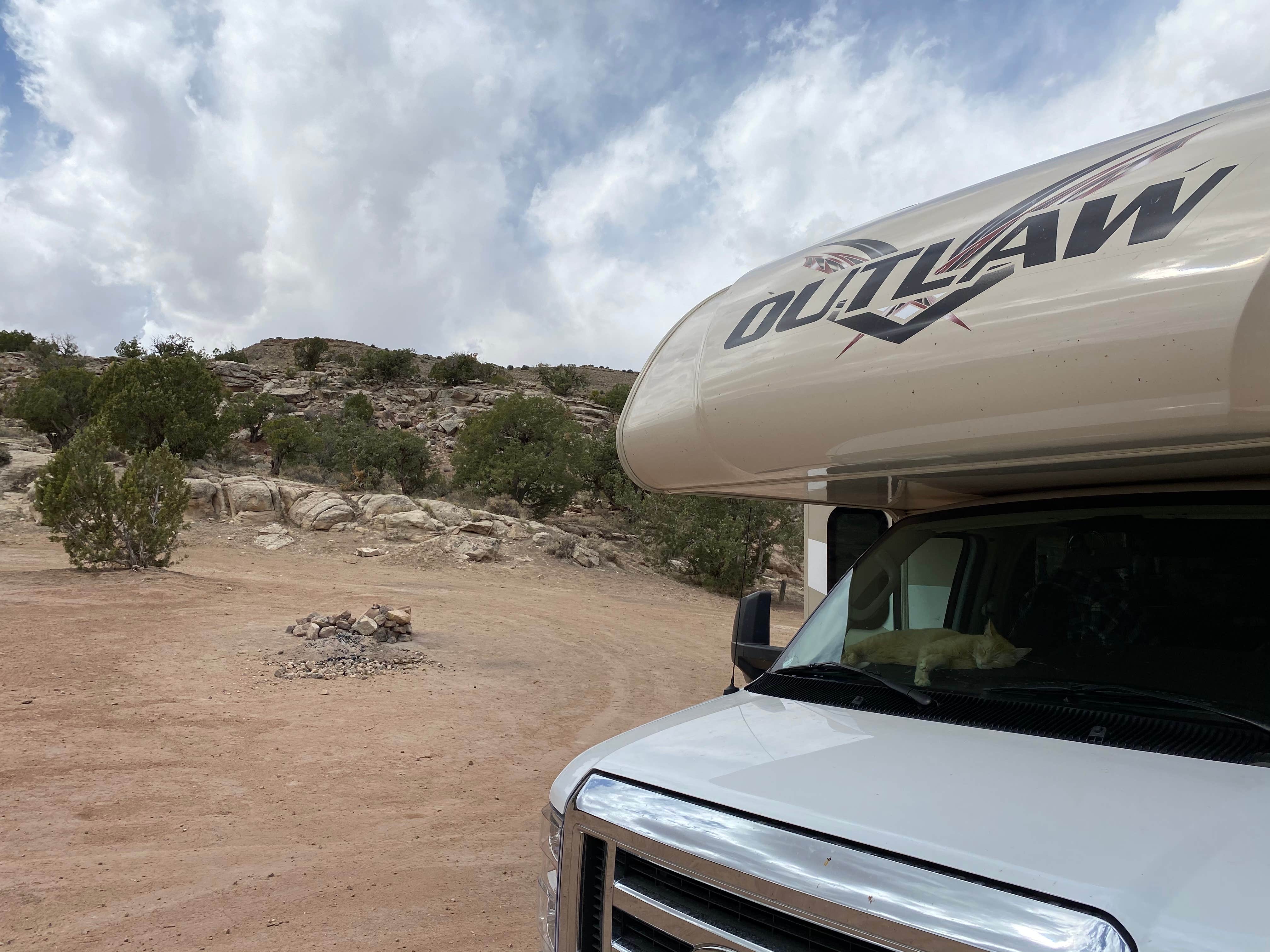 Jeff N.'s photo of rv camping at Rabbit Valley — Mc Innis Canyons National Conservation Area near Loma, CO