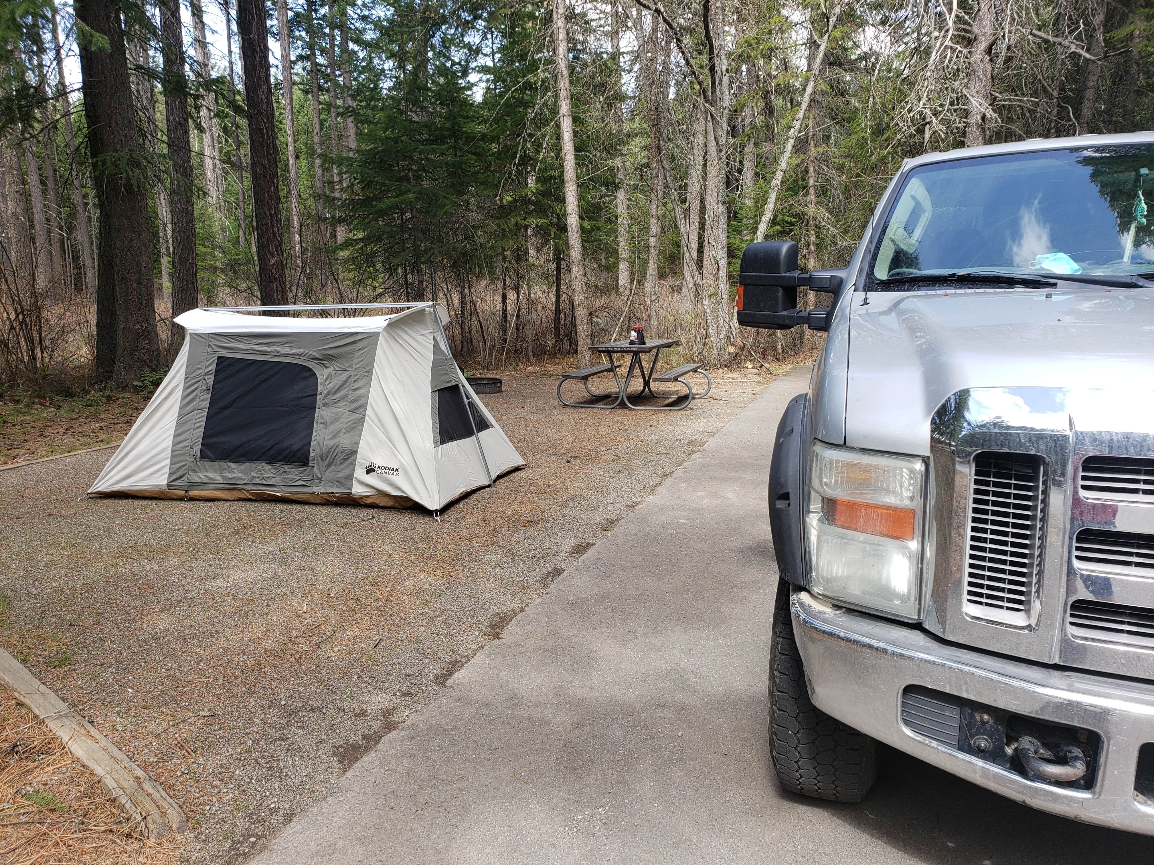 Camper submitted image from Gilmore Campground — Farragut State Park - 4