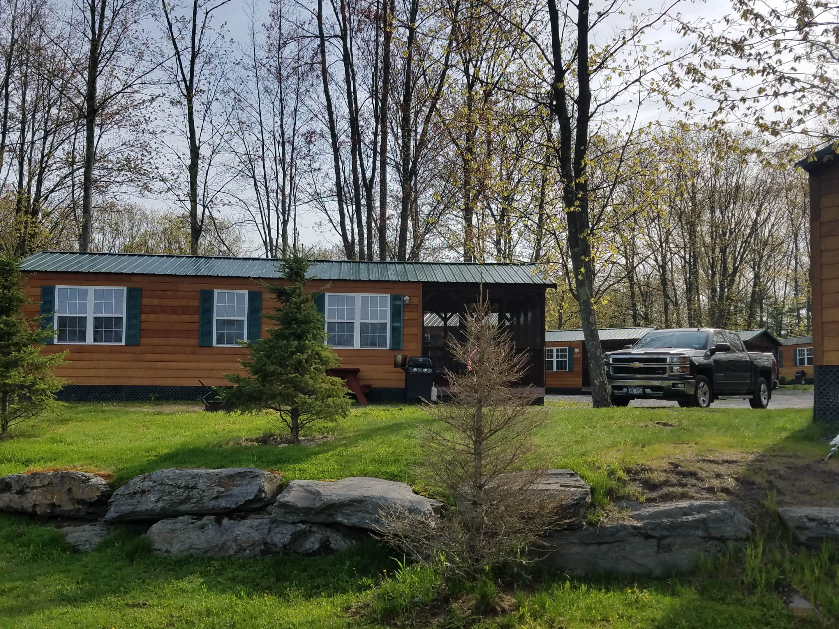 Nancy W.'s photo of glamping accommodations at Bayley's Camping Resort near Cape Porpoise, ME