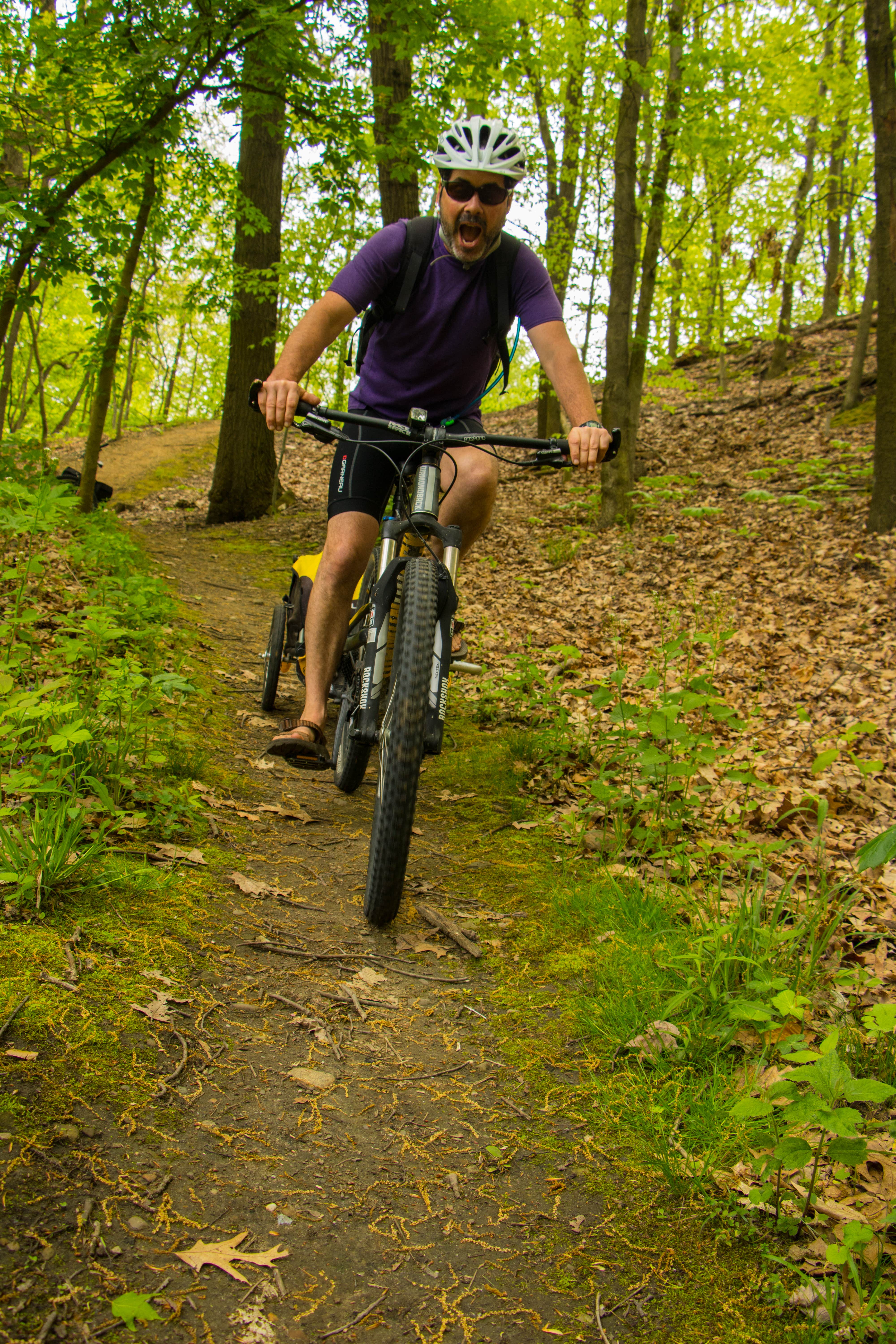 The hill up to the campground is a bit steep, so be ready to push your bike uphill if you are bikepacking.