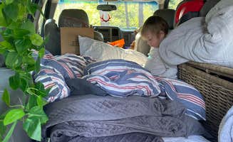 Jessica B.'s photo of glamping accommodations at Fay Bainbridge Park near Granite Falls, WA