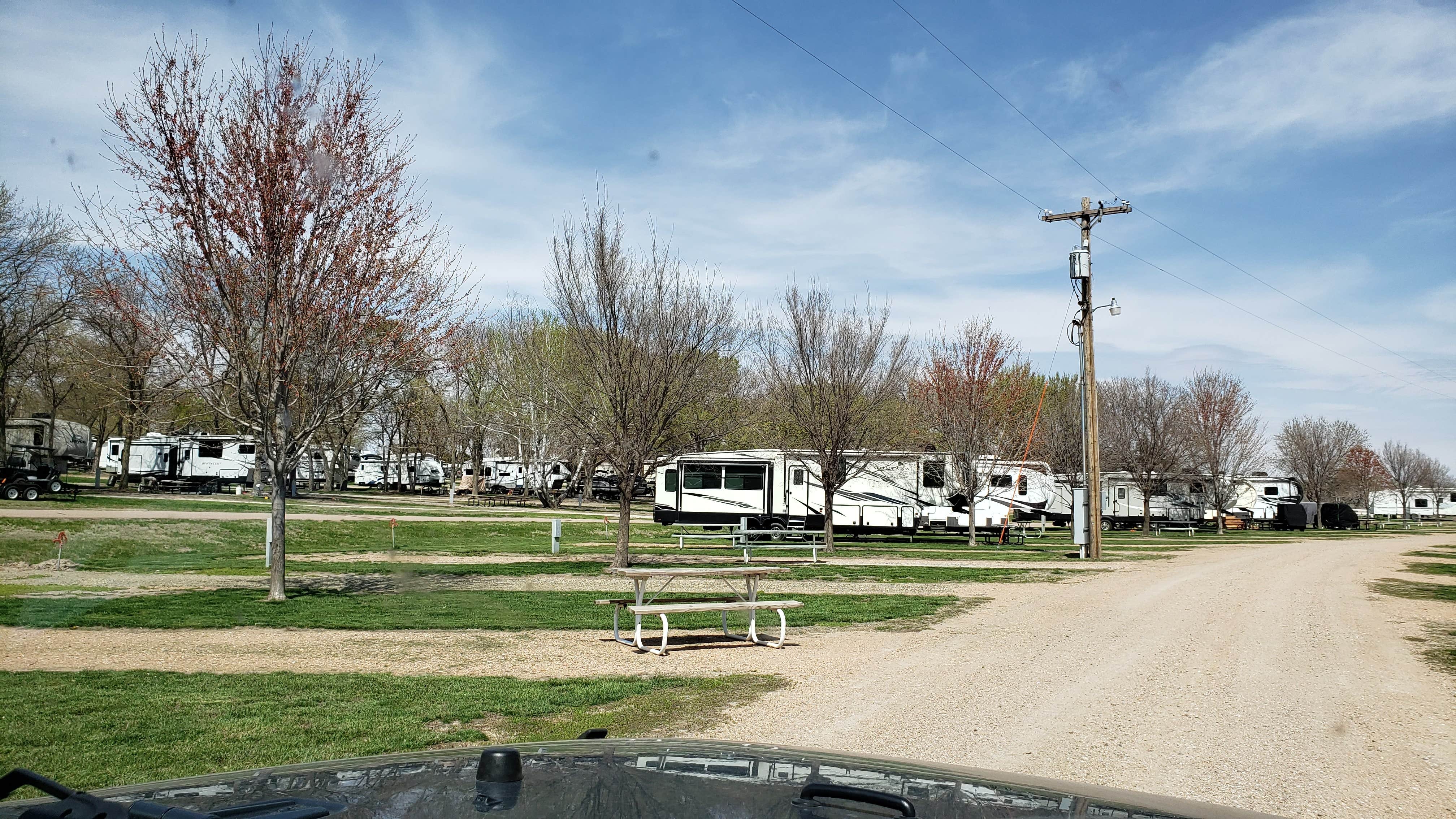 Nancy C.'s photo of rv camping at North Shore Marina Campground near Harlan County Lake