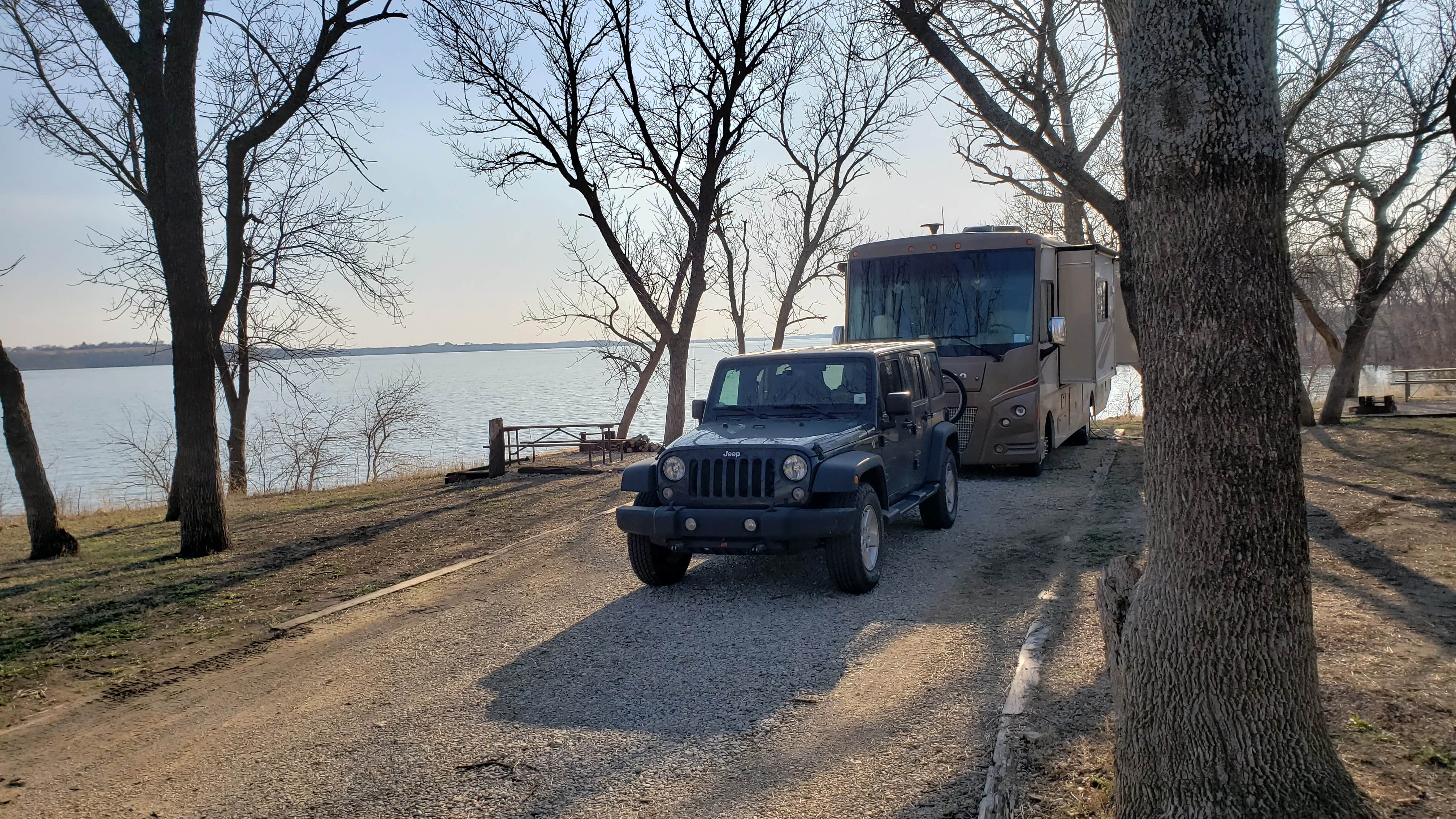 Nancy C.'s photo of rv camping at Eisenhower State Park Campground near Topeka, KS