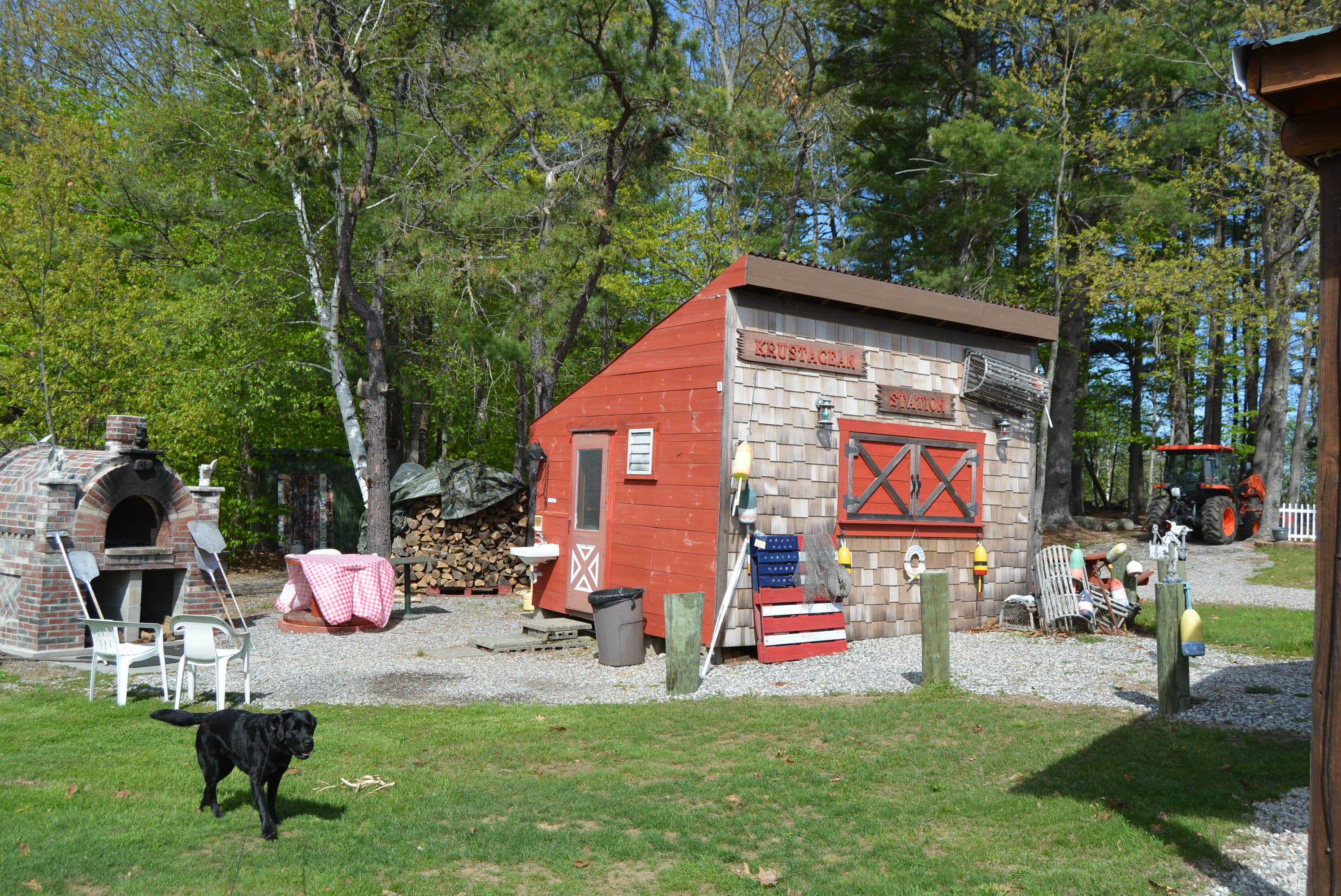 Nancy W.'s photo of camping with pets at Freeport / Durham KOA near Woolwich, ME