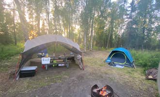 Camping near Tustamena Lake Campground: Johnson Lake State Recreation Area, Kasilof, Alaska