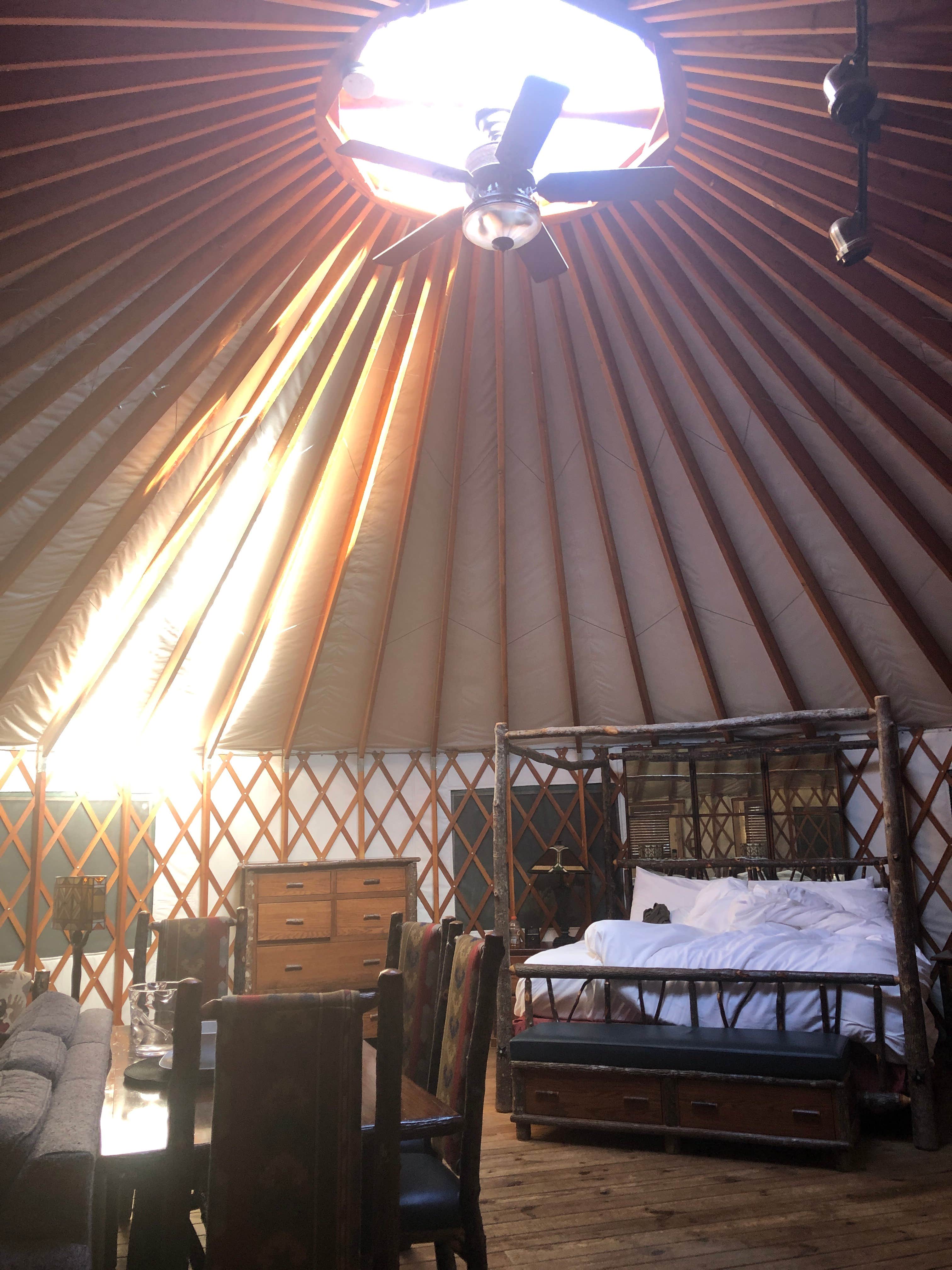RL's photo of glamping accommodations at Shenandoah Crossing, a Bluegreen Vacations Resort near Scottsville, VA