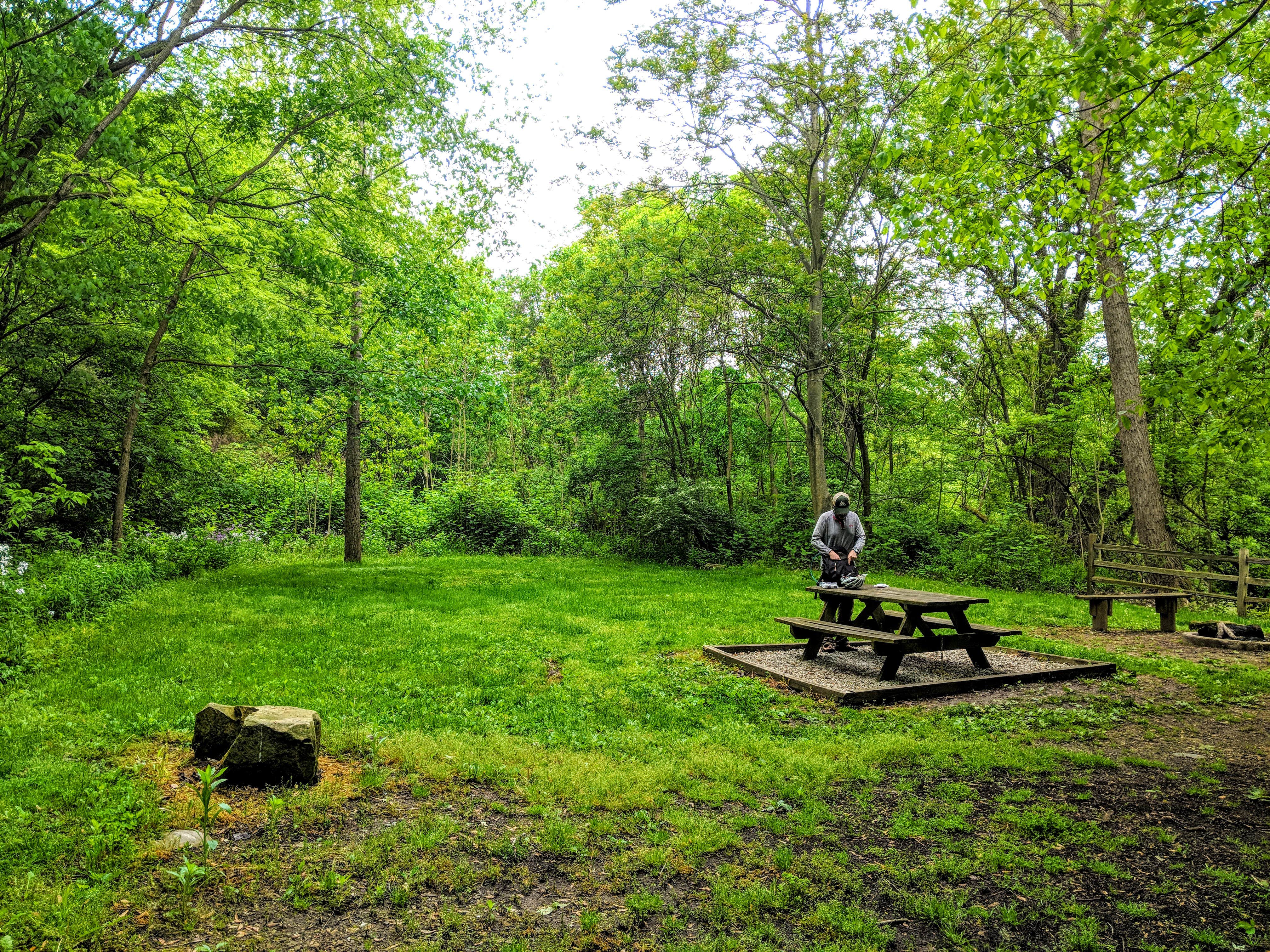 Camper submitted image from Rivers Edge Camping Area (Bridgeport Quarry Trailhead) - 2