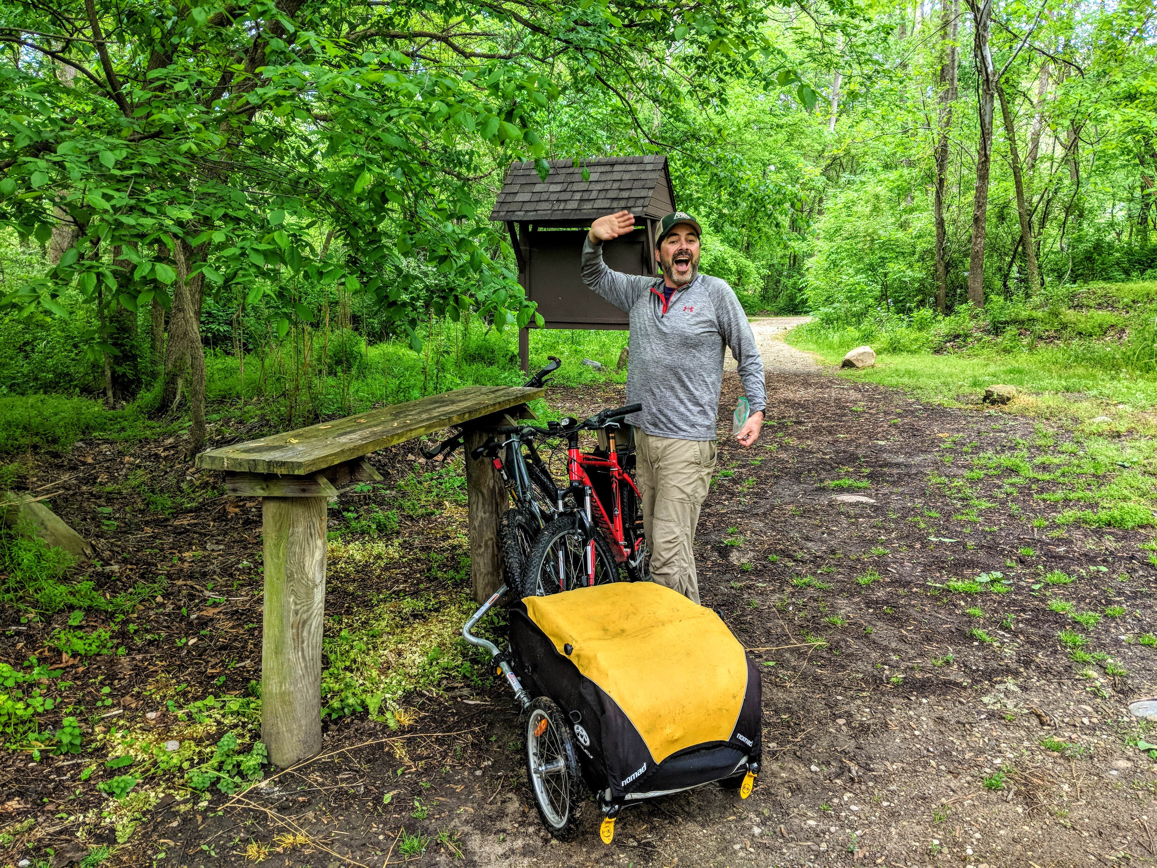 Camper submitted image from Rivers Edge Camping Area (Bridgeport Quarry Trailhead) - 4