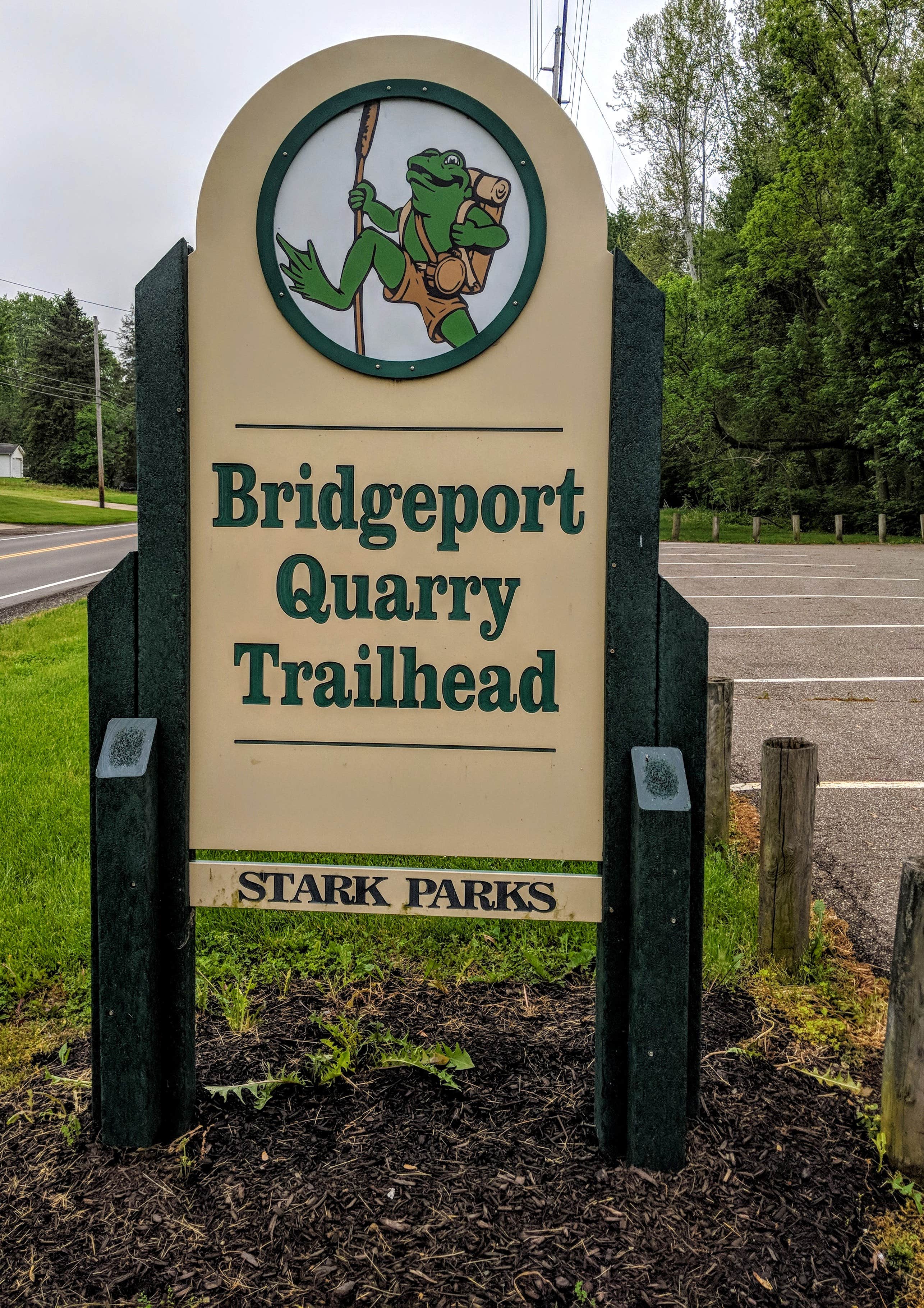 Camper-submitted photo at Rivers Edge Camping Area (Bridgeport Quarry Trailhead) near Wadsworth, OH