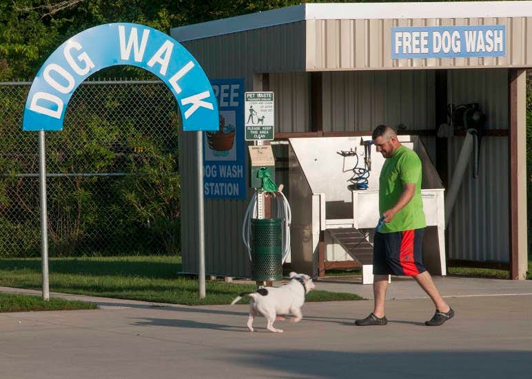 QRV R.'s photo of camping with pets at Mont Belvieu RV Resort near South Houston, TX