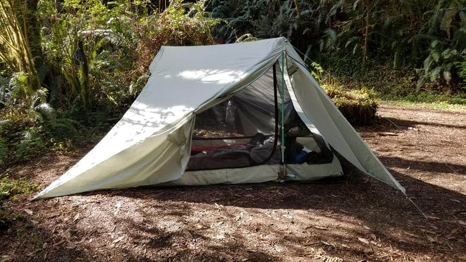Sharon B.'s photo of tent camping at Elam Backcountry Camp — Redwood National Park near Ferndale, CA