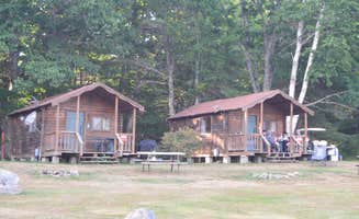 Nancy W.'s photo of a cabin at Meadowbrook Camping near Thomaston, ME