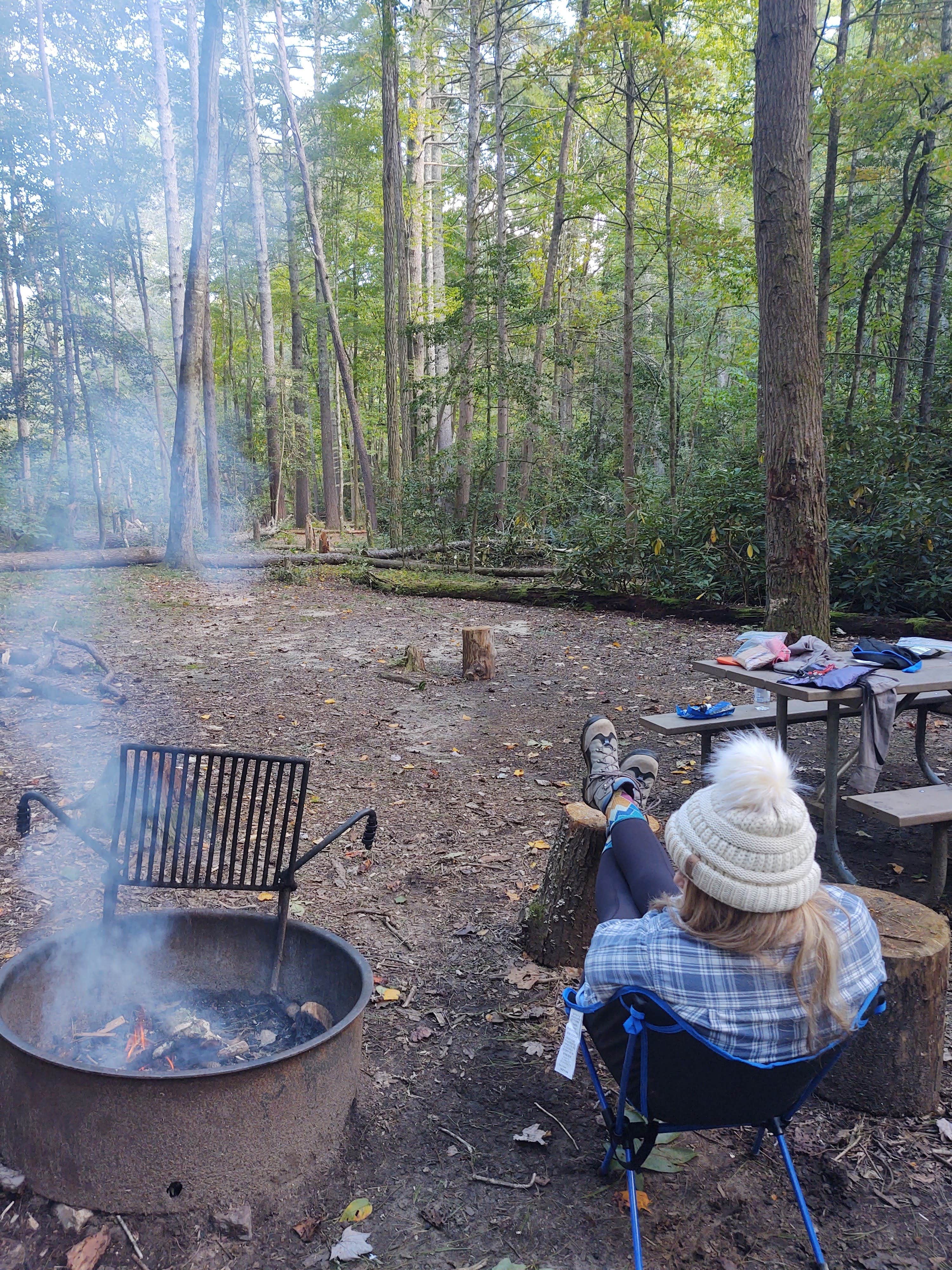 Camper-submitted photo at Upper Falls Campsite near Boiling Springs, NC