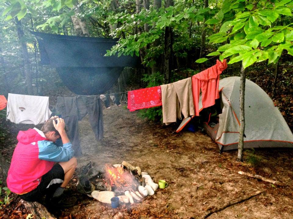 Steve D.'s photo of tent camping at North Manitou Island Backcountry Campsites near Frankfort, MI