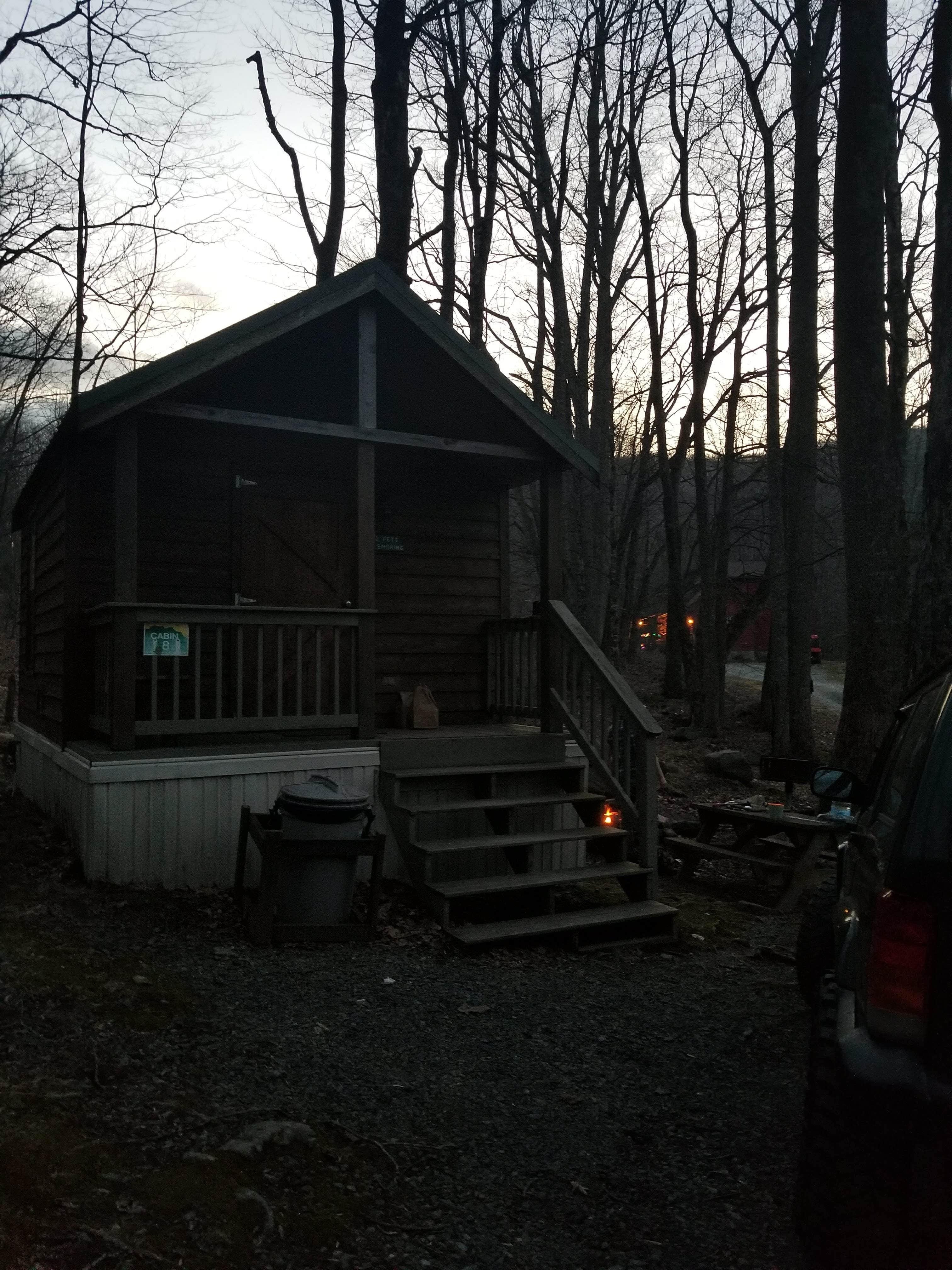 Julie L.'s photo of a cabin at Grandfather Campground near Newton, NC