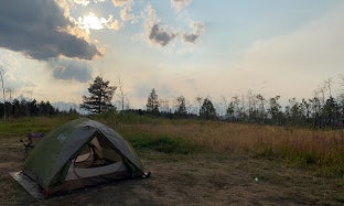 Camping near Box Creek: Hatchet Campground, Moran, Wyoming